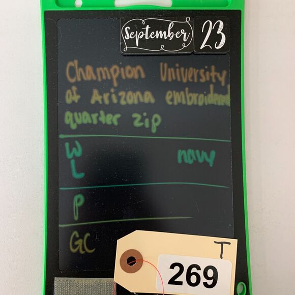 Champion Arizona Wildcats Sweatshirt Womens L Large Blue Embroidered Fleece - Picture 10 of 11